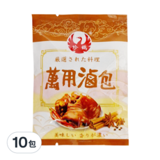 珍鶴 萬用滷包 12g x 10包入 - 天然漢方草本，多種食材適用, 10包