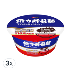 維力 炸醬麵重量碗 110g, 3入