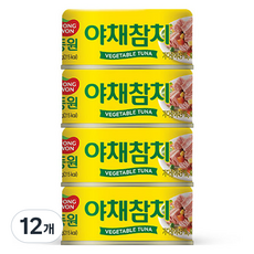 동원참치 야채참치 통조림, 135g, 12개