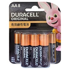 DURACELL 金頂 經典鹼性電池3號 (8入), 電力持久、適用於日常家電, 8顆, 1組