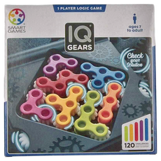 信誼 IQ 齒輪大挑戰，120道遊戲關卡，五種挑戰等級，7歲以上, 1個, Multicolor