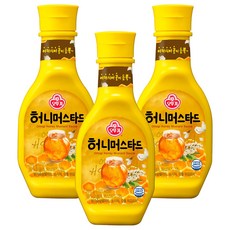 OTTOGI 不倒翁 蜂蜜黃芥末醬, 265g, 3瓶