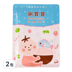 粥寶寶 玉米紅蘿蔔鮭魚粥, 玉米 + 紅蘿蔔 + 鮭魚, 150g, 2包