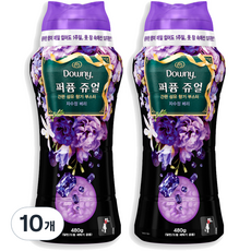 다우니 퍼퓸 쥬얼 자수정 베리 향기 부스터, 480g, 10개