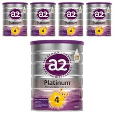 New Origin a2 白金 A2 蛋白奶粉第 4 步, 5個, 900g