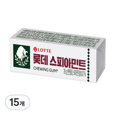 롯데제과 스피아민트 껌, 26g, 15개