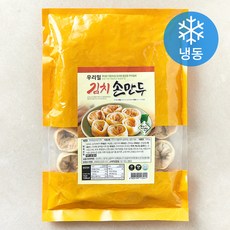 진선푸드 우리밀 김치손만두 (냉동), 1kg, 1개 1400g, 1개