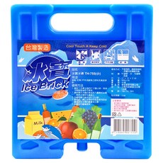 冰寶 冰磚 小, TH-755(小) 適用於露營/釣魚/戶外活動等之飲料及食品保鮮, 1組
