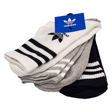 adidas 愛迪達 CREW SOCK 延續款 運動襪, IL5023, 3雙