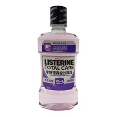 LISTERINE 李施德霖 全效護理除菌漱口水 無酒精配方, 溫和口感, 750毫升, 750ml, 1瓶