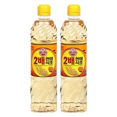오뚜기 2배 현미식초, 900ml, 2개