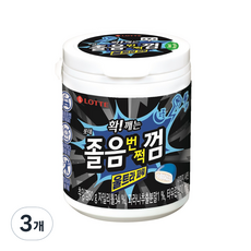 롯데제과 졸음 번쩍 껌 울트라 파워, 80g, 3개