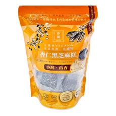 亦擇 杏仁黑芝麻糕, 25包, 純素, 低溫烘焙, 非油炸, 無添加澱粉, 250g, 1袋