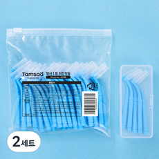 탐사 L형 치간칫솔 (휴대용 케이스 증정) s, 1mm, 50p, 2세트
