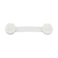aguard Smile Wink 抽屜安全扣, 固定抽屜, 雙重蓋子設計, 牢固耐用, 白色, 2個