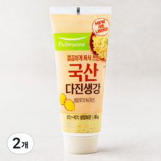 풀무원 다진생강 튜브, 80g, 2개