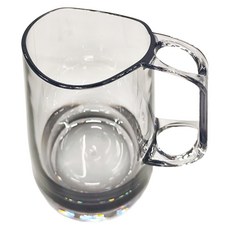 like-it 可立 牙刷 漱口杯, 透明灰, 1個