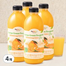 탐사 청귤 한라봉 주스, 1000ml, 4개
