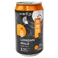 台酒生技 桂圓黑麥汁, 精選濃淡4款麥芽 330ml x 6罐