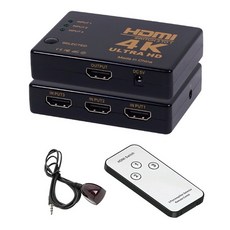DigiFusion 伽利略 HDMI 4K 影音切換器，三進一出，支援HDMI, 1個