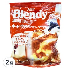 AGF Blendy 濃縮咖啡球, 焦糖歐蕾口味, 6入, 18g, 6個, 2袋