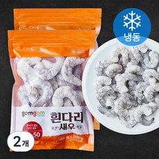 곰곰 흰다리 새우, 200g(특대), 2개 200g, 2개