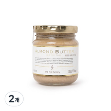 더닐크팩토리 아몬드 버터 오리지널, 120g, 2개