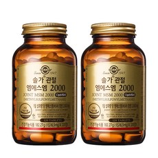 솔가 관절 엠에스엠 2000 182.27g, 120정, 2개