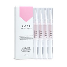 젤로젤로 큐티클 오일펜 로즈, 3ml, 4개