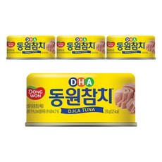 동원 DHA참치, 250g, 4개