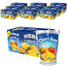 농심 카프리썬 오렌지망고, 200ml, 100개