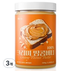 비소뉴 땅콩버터, 500g, 3개