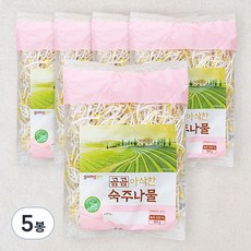 곰곰 아삭한 숙주나물, 300g, 5봉