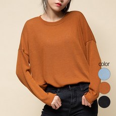 캐럿 여성 릴렉스 니트 긴팔티