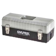 SHUTER 樹德 雙層工具箱 TB-402, 專業用工具箱, 附2層分類層, 金屬扣環, 1個