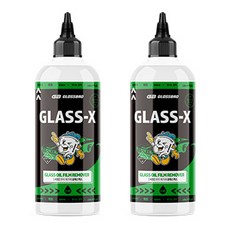 글로스브로 글래스엑스 차량용 유막 제거제, 300ml, 2개
