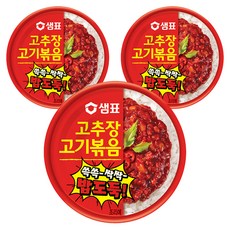 Sempio 膳府 辣醬炒肉罐頭, 3個, 95g