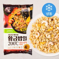 풀무원 고슬고슬 계란코팅 황금밥알 새우 갈릭 볶음밥 (냉동), 210g, 4개