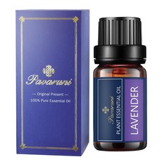 Pavaruni 純單方精油 薰衣草 Lavender 10ml，舒緩身心、改善睡眠，天然植物萃取, 1罐