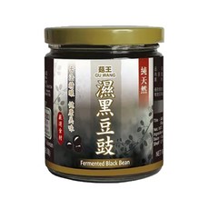 菇王 濕黑豆鼓, 古法精釀 健康美味 純天然, 240g, 1罐