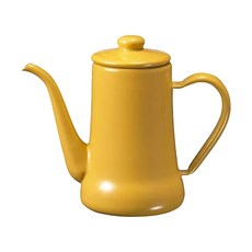 月兔印 Slim經典系 日製細口琺瑯手沖壺 700ml 陽光黃, Kettle Body, Lid