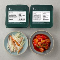 집반찬연구소 감자햄볶음 120g + 상하농원 케챱 소시지 야채볶음 180g, 1세트