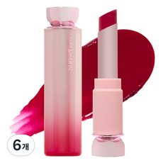 에뛰드 컬러 래스팅 글로우 스틱, 6개, 3g, 01 로즈 베리