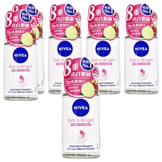 NIVEA 妮維雅 止汗爽身乳液 美白系列, 50ml, 6瓶