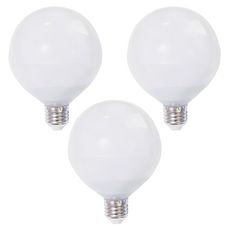 코넬 LED 볼전구 숏넥 12W, 주광색, 3개