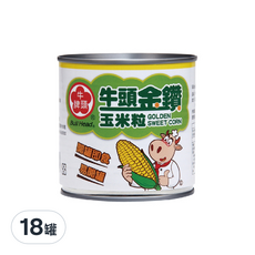 牛頭牌 金鑽玉米粒, 開罐即食，易開罐, 3罐裝, 340g, 18罐
