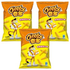 奇多 家常起司口味玉米棒，不規則形狀，酥脆紮實, 78g, 3包