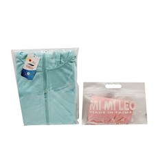 【MI MI LEO】2件組-台灣製高透氣抗UV連帽防曬外套+防曬遮陽裙 薄荷綠3L