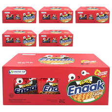 GEMEZ Enaak 韓式小雞麵 Set, Extra Spicy Level 1, 點心麵首選, 672g, 6盒