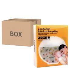 perfection 副食品保存袋30入, 雙重夾鏈，排氣孔，提把孔，可用微波爐加熱, 30入, 3盒